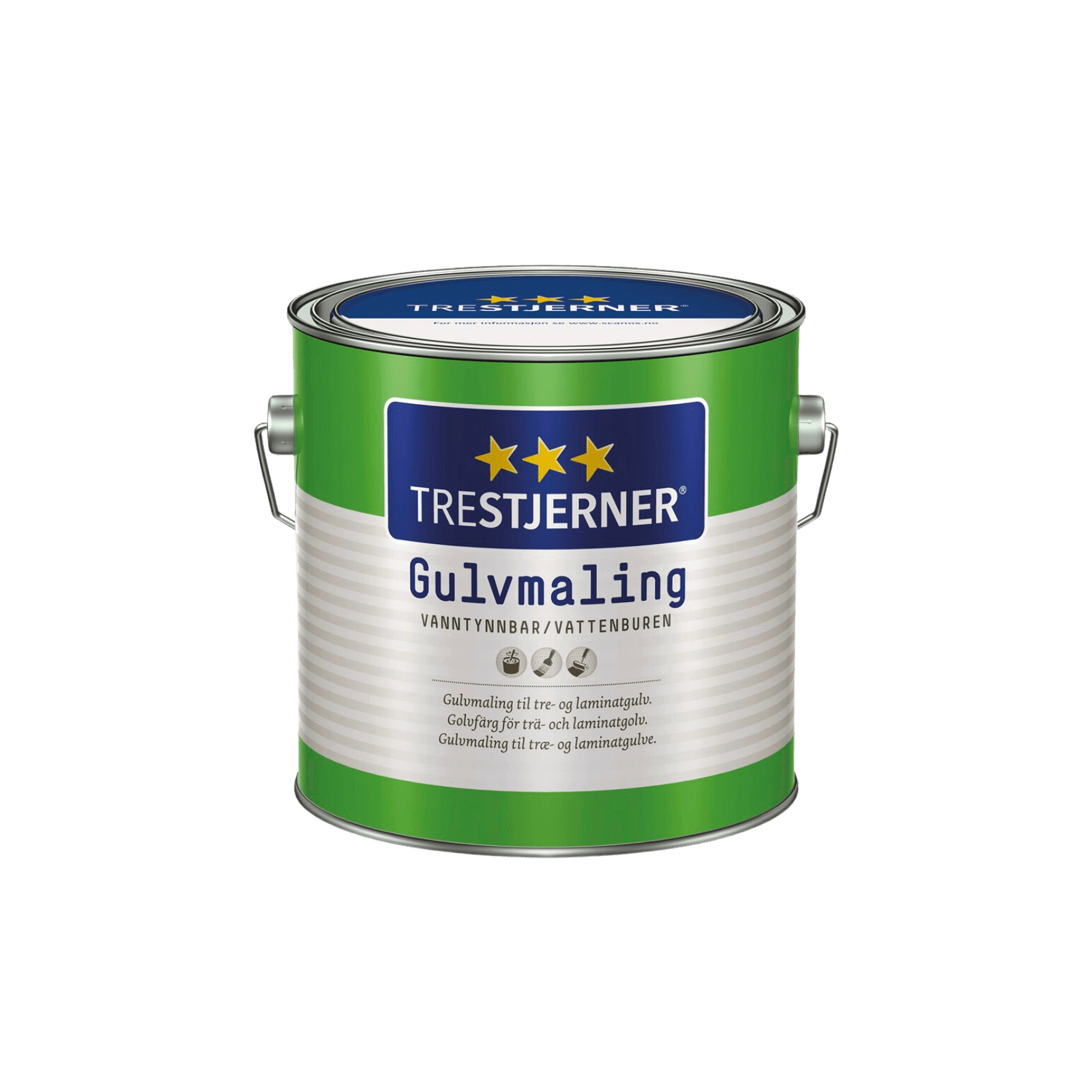 TRESTJERNER GULVMALING-image