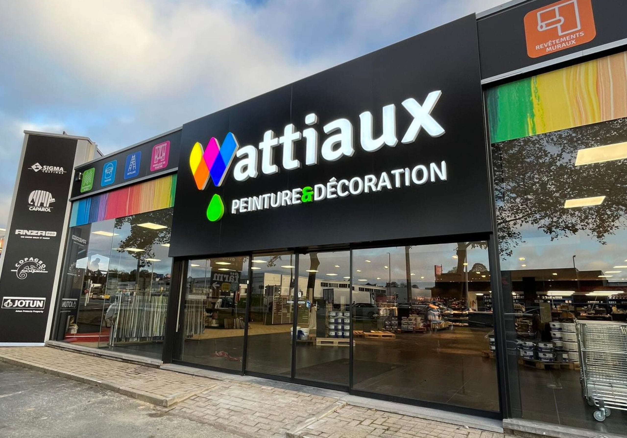 Nivelles Wattiaux-mouscron - magasin de peinture et décoration - mouscorn - estaimpuis- herseaux- luingnes